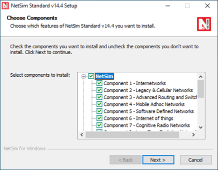Neteco Basic Configuration Server Module Installation and License Server Set-up — NetSim v14.4 Help documentation