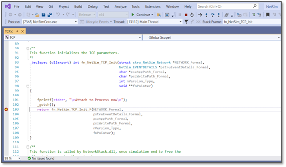 Writing Custom Code in NetSim — NetSim v14.4 Help documentation