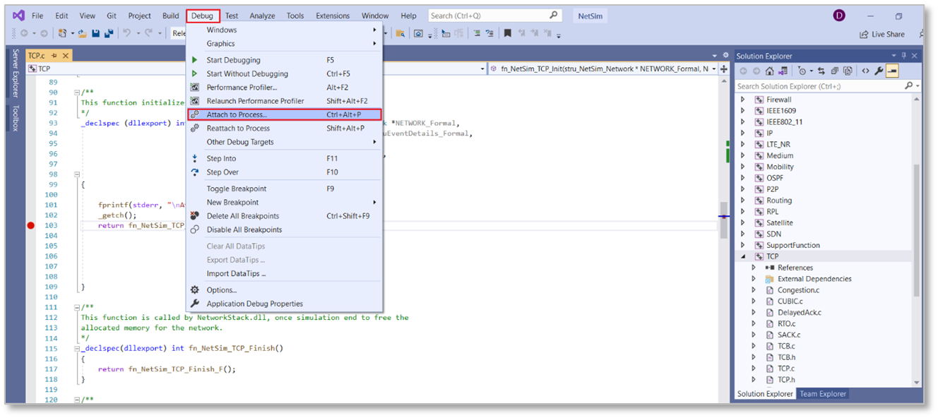 Writing Custom Code in NetSim — NetSim v14.4 Help documentation