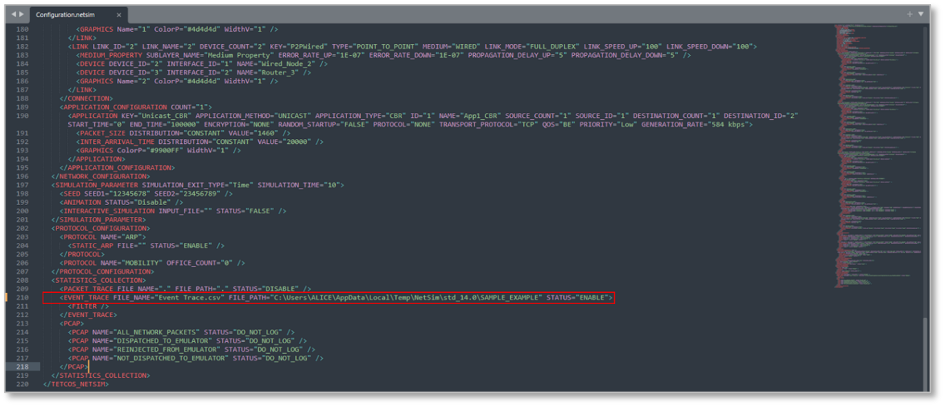 Writing Custom Code in NetSim — NetSim v14.4 Help documentation