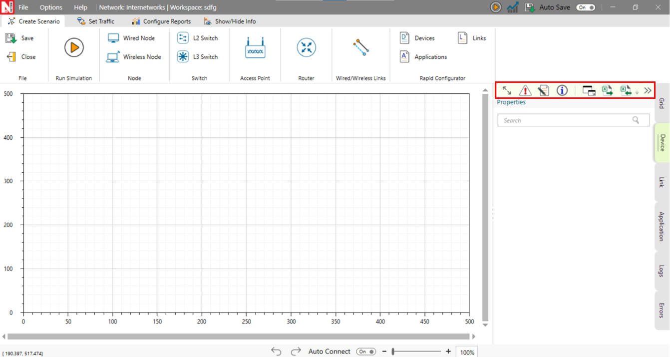 NetSim GUI — NetSim v14.4 Help documentation