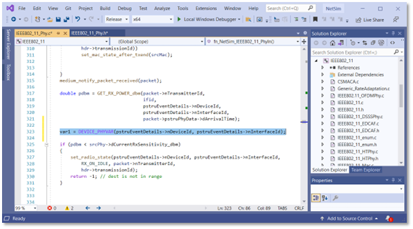 Writing Custom Code in NetSim — NetSim v14.4 Help documentation