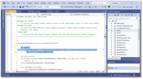 Writing Custom Code in NetSim — NetSim v14.4 Help documentation