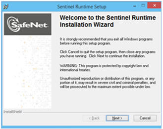 Sentinel Driverless Nettime Installation and License Server Set-up — NetSim v14.4 Help documentation