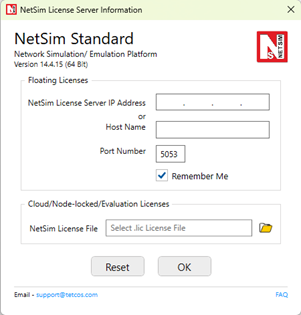 Installation and License Server Set-up — NetSim v14.4 Help documentation