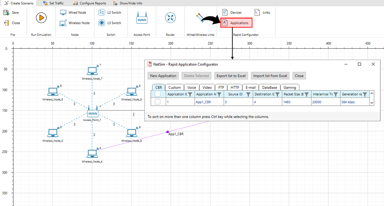 Netsim Group Chat NetSim GUI — NetSim v14.4 Help documentation
